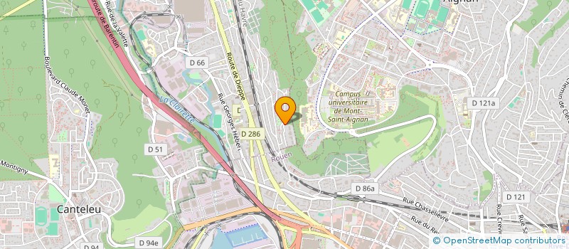 localisation de l'entreprise MONSIEUR BRICE OKON  DEVILLE-LES-ROUEN