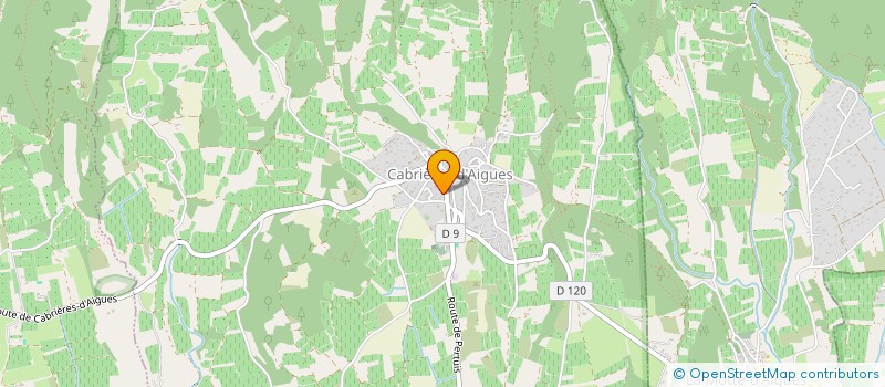 localisation de l'entreprise MONSIEUR BRICE OLIVERO  CABRIERES-D'AIGUES