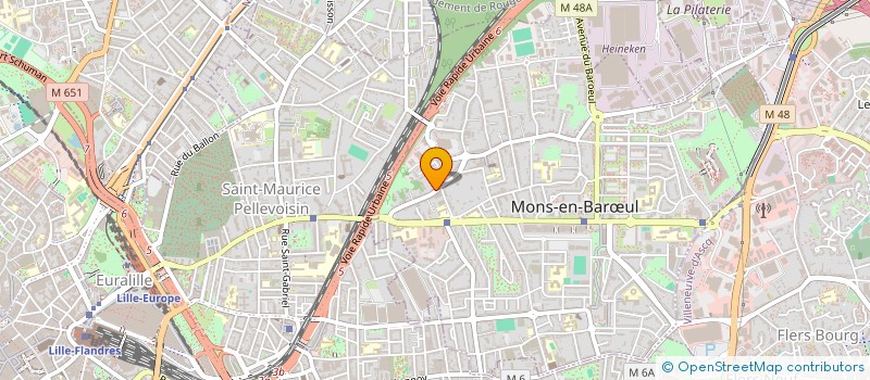 localisation de l'entreprise MONSIEUR BRICE OUDART  MONS-EN-BARUL