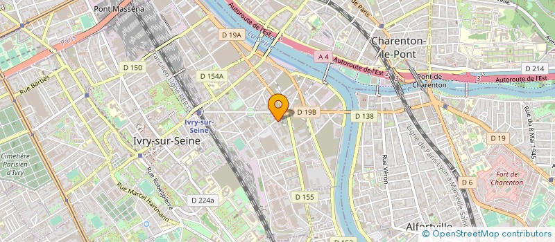 localisation de l'entreprise MONSIEUR BRICE OUELE  IVRY-SUR-SEINE