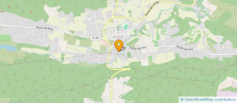 localisation de l'entreprise MONSIEUR BRICE PAGES ROMERO  LE VAL