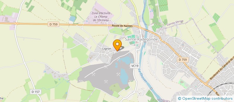 localisation de l'entreprise MONSIEUR BRICE PANNOUX  THOUARS