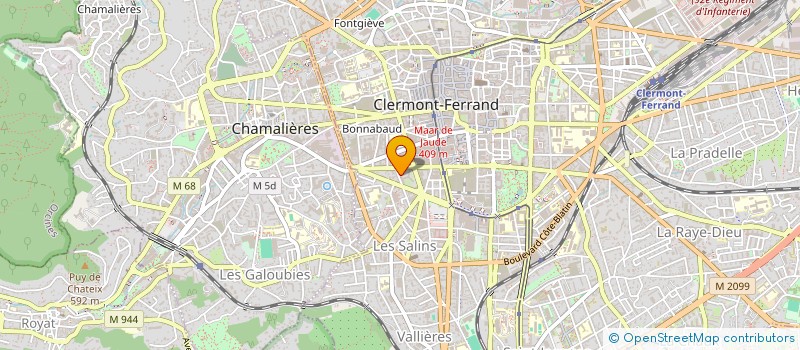 localisation de l'entreprise MONSIEUR BRICE PASCAL  CLERMONT-FERRAND