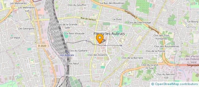 localisation de l'entreprise MONSIEUR BRICE PAUMIER à FLEURY-LES-AUBRAIS