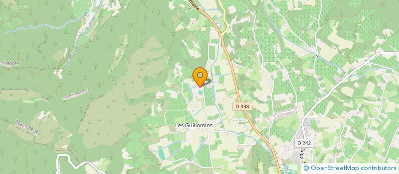 localisation de l'entreprise MONSIEUR BRICE PAYEN  MALAUCENE