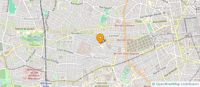 localisation de l'entreprise MONSIEUR BRICE PAYET  BORDEAUX