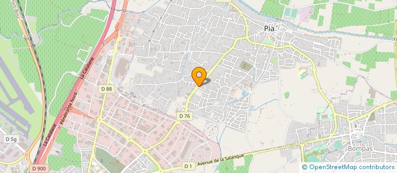 localisation de l'entreprise MONSIEUR BRICE PENAS  PIA