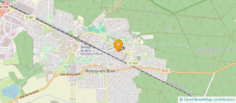 localisation de l'entreprise MONSIEUR BRICE PERIANIN  ROISSY-EN-BRIE