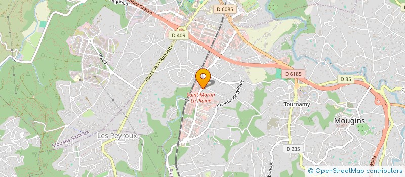 localisation de l'entreprise MONSIEUR BRICE PERIBERE à MOUGINS