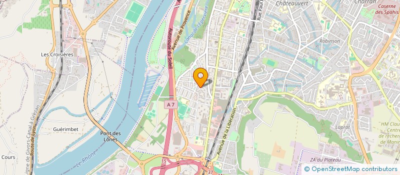 localisation de l'entreprise MONSIEUR BRICE PERMINGEAT  VALENCE