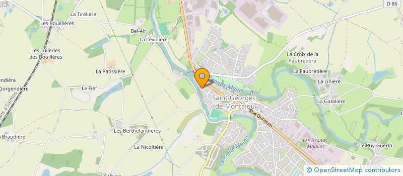 localisation de l'entreprise MONSIEUR BRICE PEROCHEAU  MONTAIGU-VENDEE