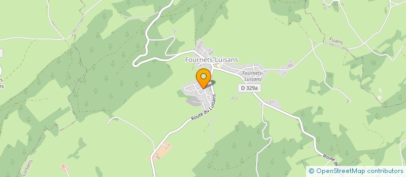localisation de l'entreprise MONSIEUR BRICE PERRET GENTIL DIT MAILLARD  FOURNETS-LUISANS