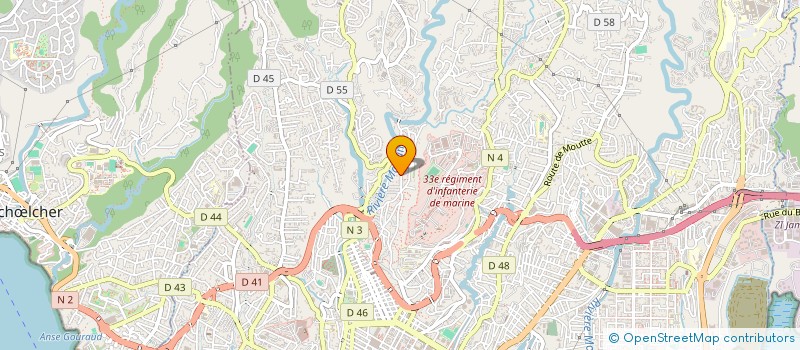 localisation de l'entreprise MONSIEUR BRICE PETRICIEN  FORT-DE-FRANCE