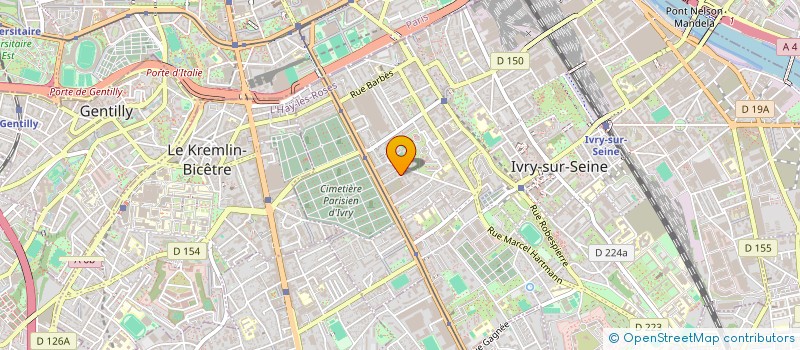 localisation de l'entreprise MONSIEUR BRICE PIERQUIN  IVRY-SUR-SEINE