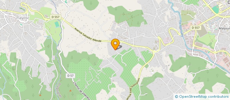 localisation de l'entreprise MONSIEUR BRICE PIFFARETTI  DRAGUIGNAN