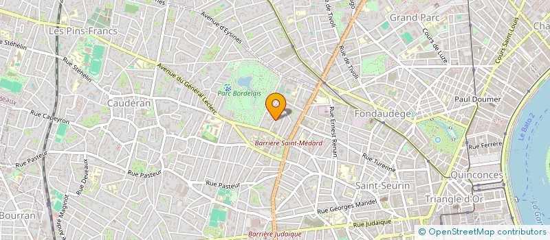 localisation de l'entreprise MONSIEUR BRICE PILTARIAN  BORDEAUX