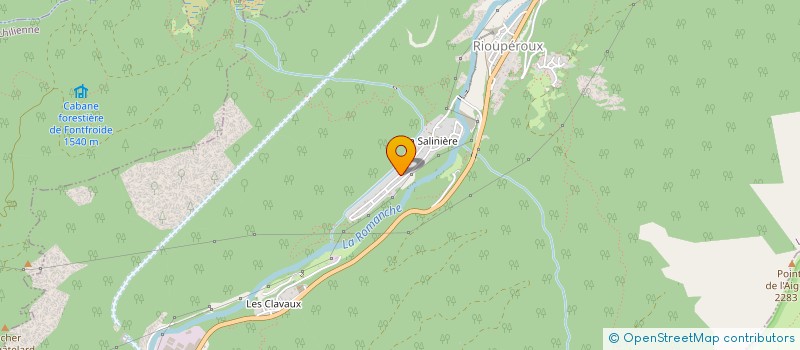 localisation de l'entreprise MONSIEUR BRICE PINEL  LIVET-ET-GAVET