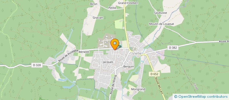 localisation de l'entreprise MONSIEUR BRICE PLAIDEAU  VIELLE-SAINT-GIRONS