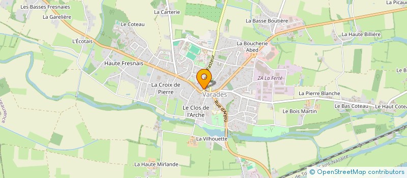 localisation de l'entreprise MONSIEUR BRICE POIRIER  LOIREAUXENCE