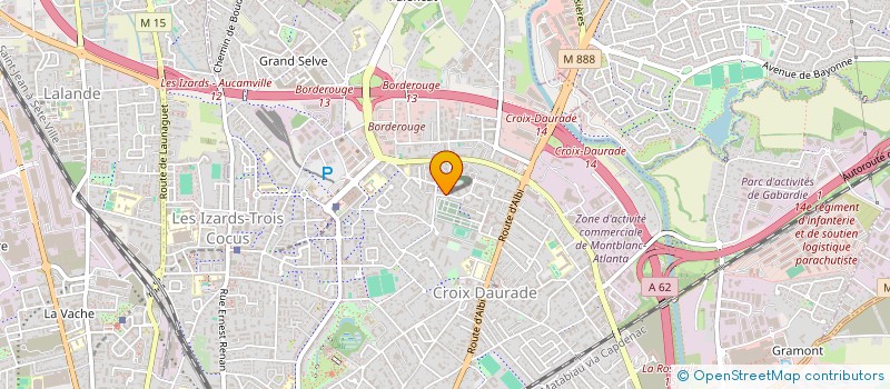 localisation de l'entreprise MONSIEUR BRICE POIROUX  TOULOUSE