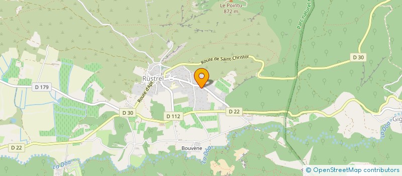 localisation de l'entreprise MONSIEUR BRICE PONTET  RUSTREL