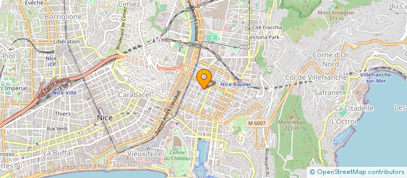 localisation de l'entreprise MONSIEUR BRICE POURKIER à NICE