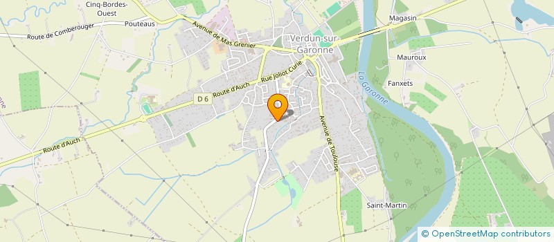 localisation de l'entreprise MONSIEUR BRICE PRAT  VERDUN-SUR-GARONNE