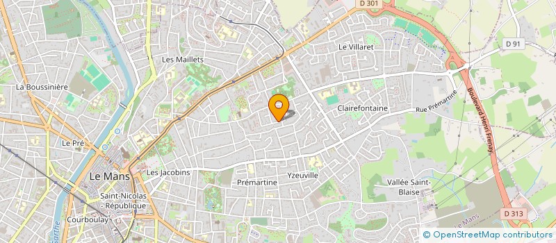 localisation de l'entreprise MONSIEUR BRICE QUELLIN à LE MANS