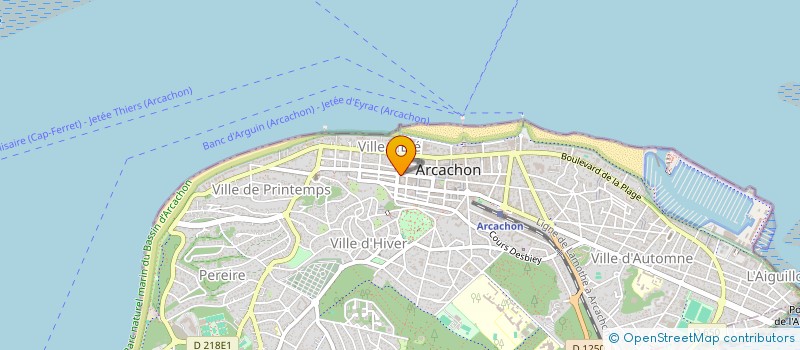 localisation de l'entreprise MONSIEUR BRICE RABALLAND  ARCACHON