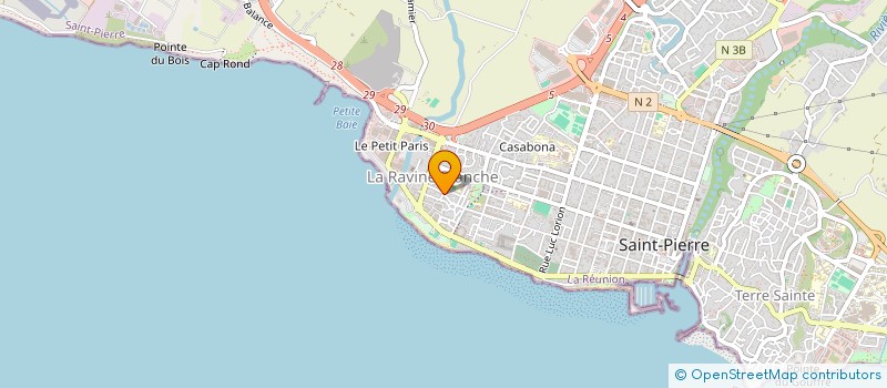 localisation de l'entreprise MONSIEUR BRICE RAGMA  SAINT-PIERRE