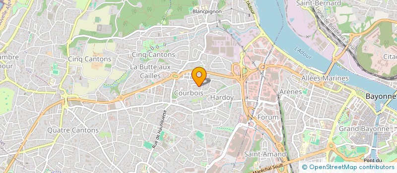 localisation de l'entreprise MONSIEUR BRICE RAMON  ANGLET