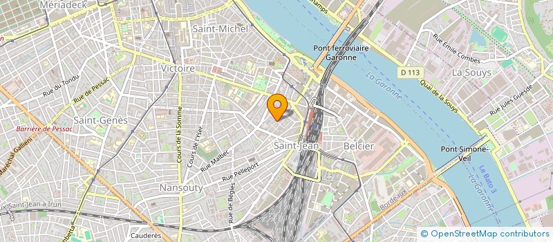 localisation de l'entreprise MONSIEUR BRICE RAYMOND  BORDEAUX