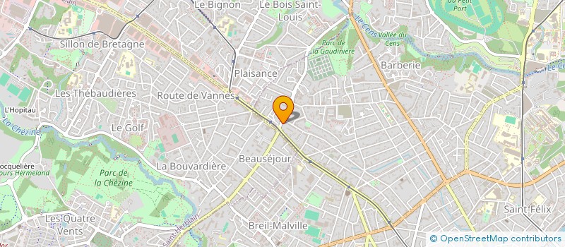 localisation de l'entreprise MONSIEUR BRICE RIALLAND  NANTES