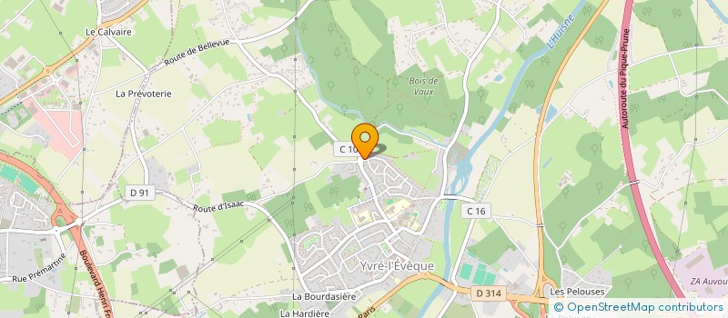 localisation de l'entreprise MONSIEUR BRICE ROCHEBLAVE  YVRE-L'EVEQUE