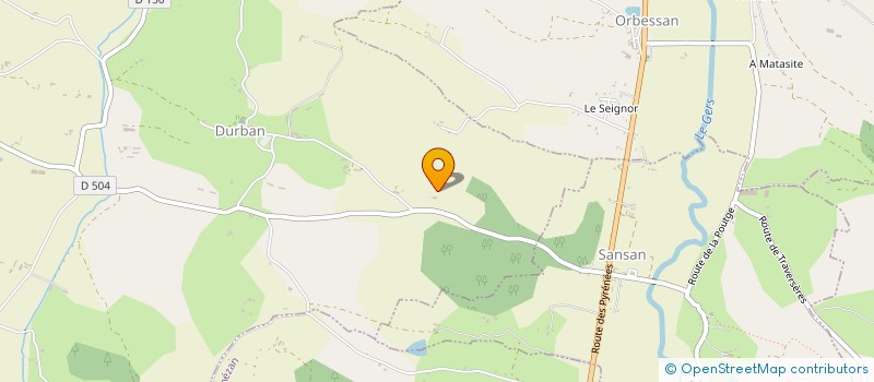 localisation de l'entreprise MONSIEUR BRICE ROGER  LAMAGUERE