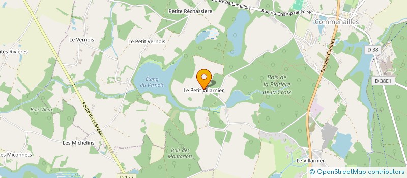 localisation de l'entreprise MONSIEUR BRICE ROLLIN  COMMENAILLES