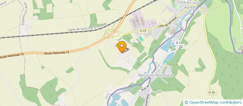 localisation de l'entreprise MONSIEUR BRICE ROST à TILLIERES-SUR-AVRE