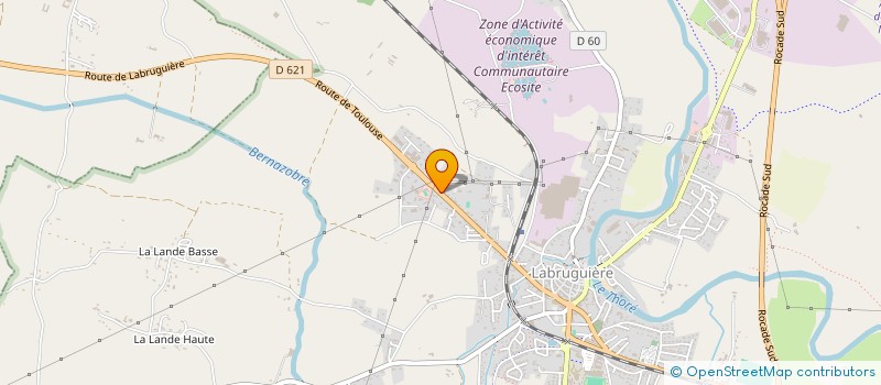 localisation de l'entreprise MONSIEUR BRICE ROUANET  LABRUGUIERE