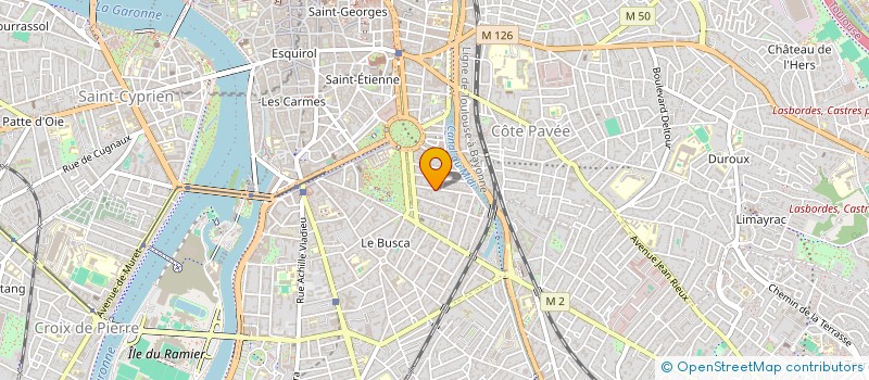 localisation de l'entreprise MONSIEUR BRICE ROUMIGUIERE à TOULOUSE