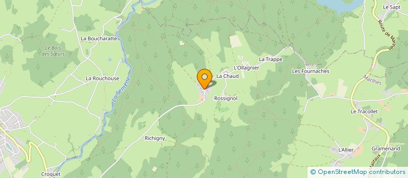 localisation de l'entreprise MONSIEUR BRICE ROYON  MARLHES