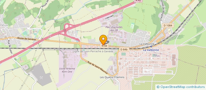 localisation de l'entreprise MONSIEUR BRICE SAGNIAL  BALAN