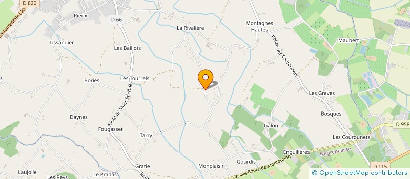 localisation de l'entreprise MONSIEUR BRICE SALAVIALE  ALBIAS