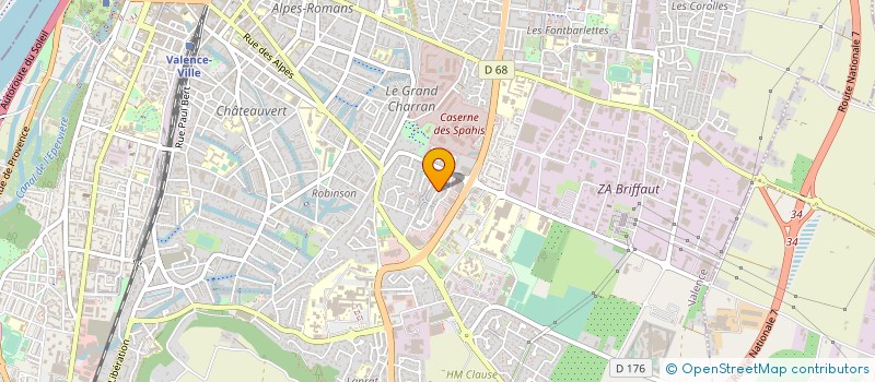 localisation de l'entreprise MONSIEUR BRICE SAZIO à VALENCE