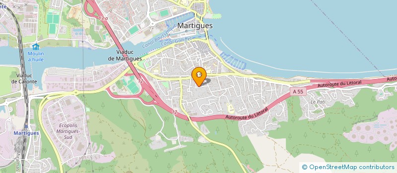 localisation de l'entreprise MONSIEUR BRICE SCHULTZ  MARTIGUES