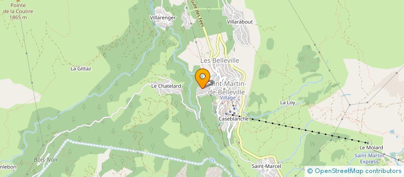 localisation de l'entreprise MONSIEUR BRICE SCORTICATI  LES BELLEVILLE