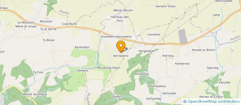 localisation de l'entreprise MONSIEUR BRICE SENECA  PLUGUFFAN