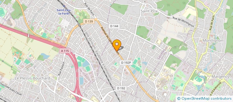 localisation de l'entreprise MONSIEUR BRICE SERRANO à SAINT-PRIX