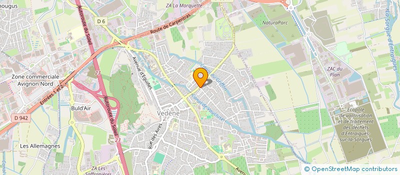 localisation de l'entreprise MONSIEUR BRICE SILILO  VEDENE