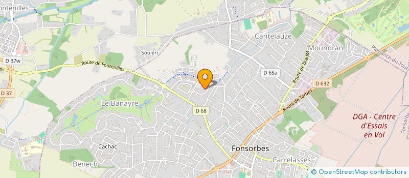 localisation de l'entreprise MONSIEUR BRICE SINHLI VONG  FONSORBES