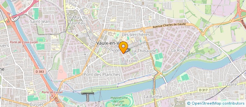 localisation de l'entreprise MONSIEUR BRICE SIVATTE  VAULX-EN-VELIN